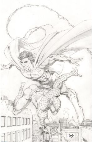 Marvel/DC: Spider-Man/Superman 1U published by Marvel with cover art by Greg Capullo