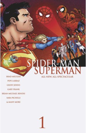 Marvel/DC: Spider-Man/Superman 1W published by Marvel with cover art by Giuseppe Camuncoli