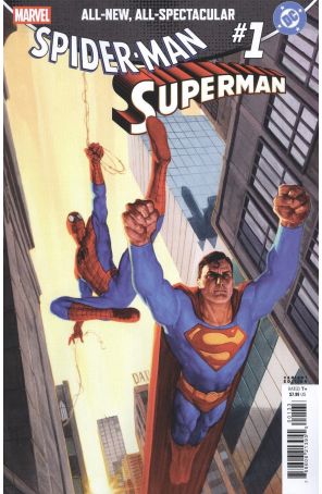 Marvel/DC: Spider-Man/Superman 1X published by Marvel with cover art by E.M. Gist