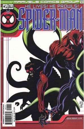 Marvels Comics: Spider-Man 1 published by Marvel with cover art by Kyle Hotz