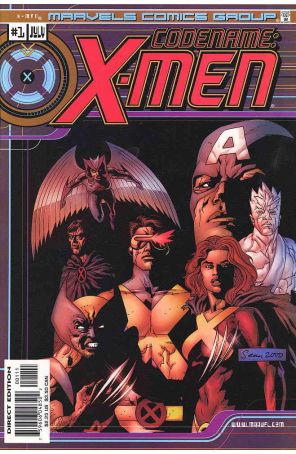 Marvels Comics: X-Men 1 published by Marvel with cover art by Sean Phillips