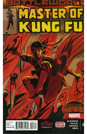 Master Of Kung Fu (2nd Series) 3 published by Marvel with cover art by Francesco Francavilla