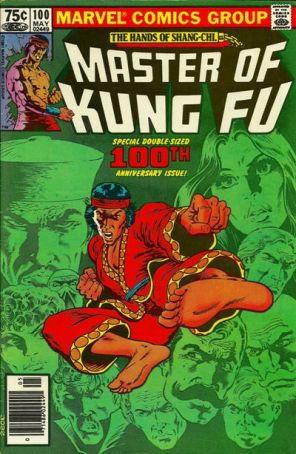 Master of Kung Fu 100 (Newsstand) published by Marvel with cover art by Mike Zeck