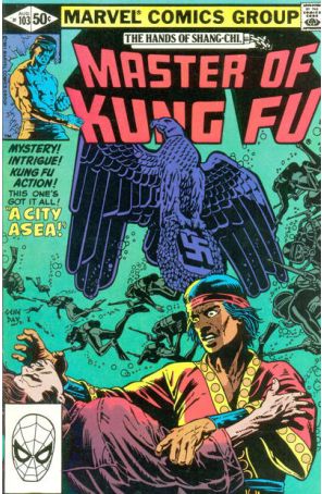 Master of Kung Fu 103 published by Marvel with cover art by Gene Day