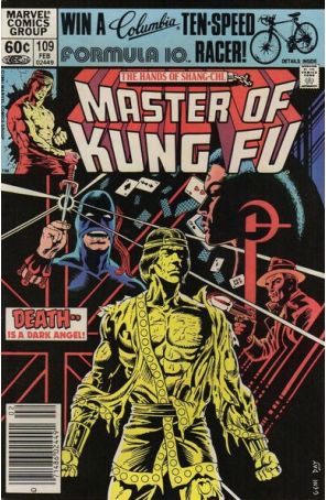 Master of Kung Fu 109 (Newsstand) published by Marvel with cover art by Gene Day
