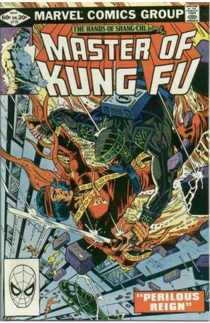 Master of Kung Fu 110 published by Marvel