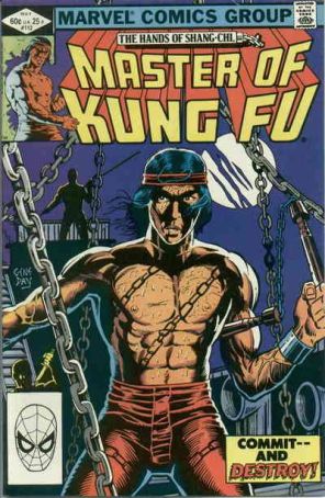 Master of Kung Fu 112 published by Marvel with cover art by Gene Day