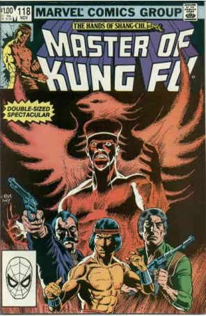 Master of Kung Fu 118 published by Marvel with cover art by Gene Day