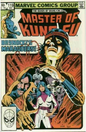 Master of Kung Fu 119 published by Marvel with cover art by Gene Day