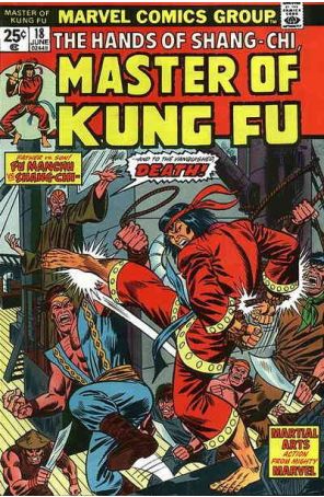 Master of Kung Fu 18 (with Marvel Value Stamp) published by Marvel