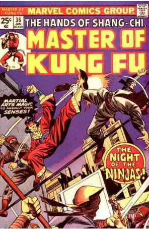 Master of Kung Fu 36 published by Marvel