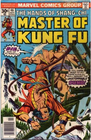 Master of Kung Fu 46 published by Marvel with cover art by Ron Wilson