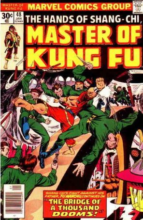 Master of Kung Fu 48 published by Marvel with cover art by Marie Severin