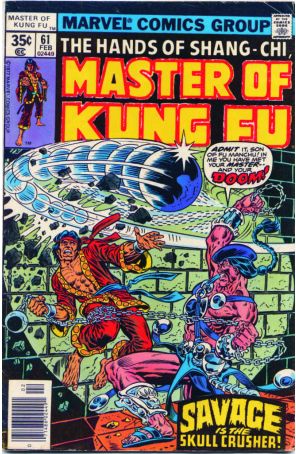 Master of Kung Fu 61 published by Marvel with cover art by Jim Craig