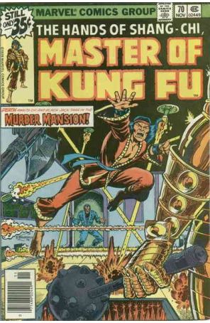 Master of Kung Fu 70 published by Marvel