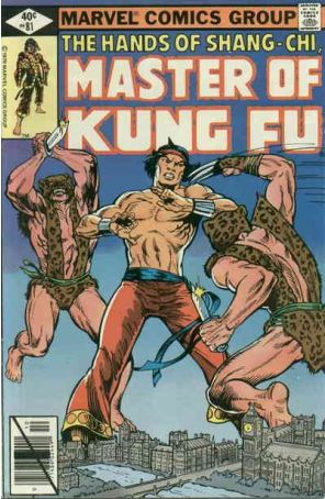 Master of Kung Fu 81 published by Marvel