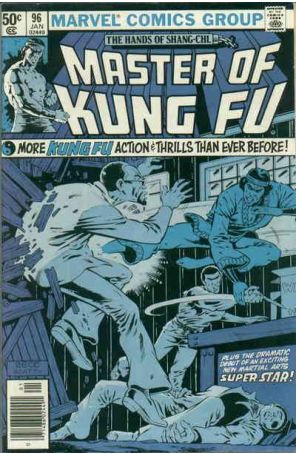 Master of Kung Fu 96 (Newsstand) published by Marvel with cover art by Mike Zeck