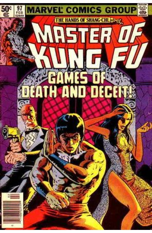 Master of Kung Fu 97 (Newsstand) published by Marvel with cover art by Mike Zeck