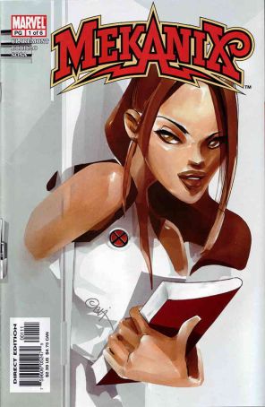 Mekanix 1 published by Marvel with cover art by Celia Calle