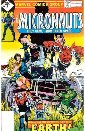 Micronauts (Vol. 1) 2A published by Marvel with cover art by Michael Golden