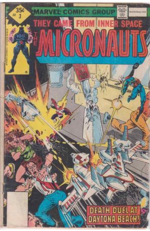 Micronauts (Vol. 1) 3 (2nd) published by Marvel with cover art by Michael Golden
