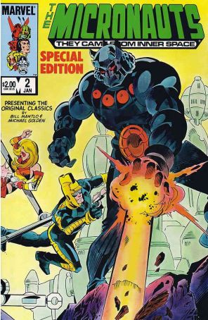 Micronauts (Vol. 1) Special 2 published by Marvel with cover art by Butch Guice