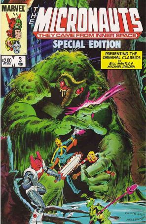 Micronauts (Vol. 1) Special 3 published by Marvel with cover art by Butch Guice