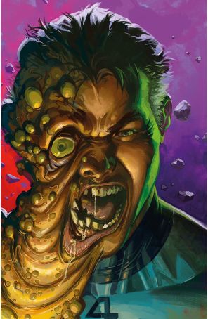 Midnight Fantastic Four 1G published by Marvel with cover art by Ben Harvey