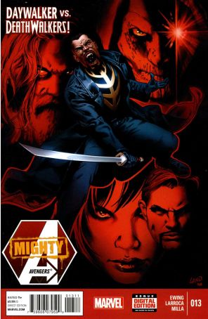 Mighty Avengers (2nd Series) 13 published by Marvel with cover art by Greg Land
