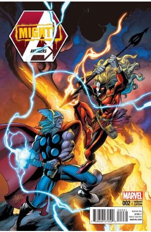 Mighty Avengers (2nd Series) 2B published by Marvel with cover art by Greg Land