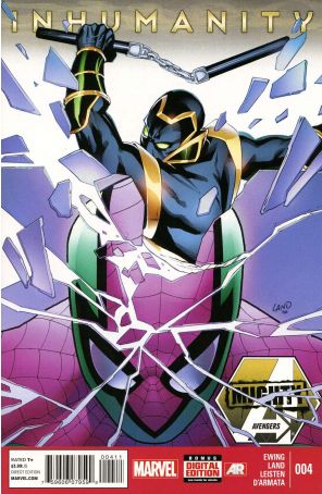 Mighty Avengers (2nd Series) 4 published by Marvel with cover art by Greg Land