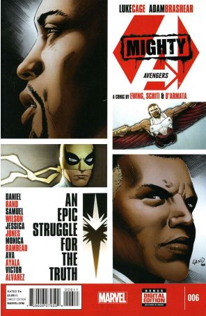 Mighty Avengers (2nd Series) 6 published by Marvel with cover art by Greg Land