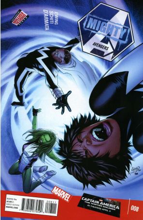 Mighty Avengers (2nd Series) 8 published by Marvel with cover art by Greg Land