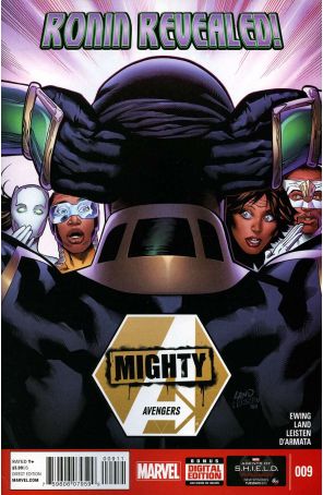 Mighty Avengers (2nd Series) 9 published by Marvel with cover art by Greg Land