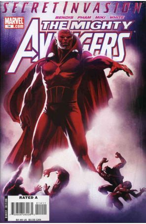 Mighty Avengers 14 published by Marvel with cover art by Marko Djurdjevic