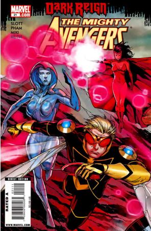 Mighty Avengers 21 published by Marvel with cover art by Khoi Pham