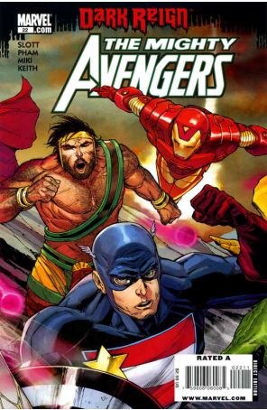 Mighty Avengers 22 published by Marvel with cover art by Khoi Pham