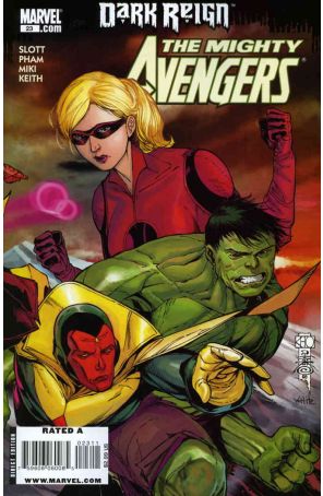 Mighty Avengers 23 published by Marvel with cover art by Khoi Pham