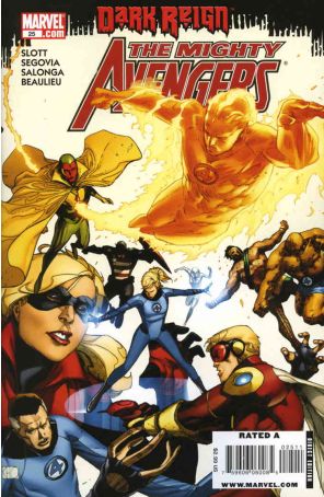Mighty Avengers 25 published by Marvel with cover art by Khoi Pham