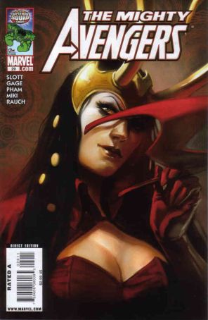 Mighty Avengers 29 published by Marvel with cover art by Marko Djurdjevic
