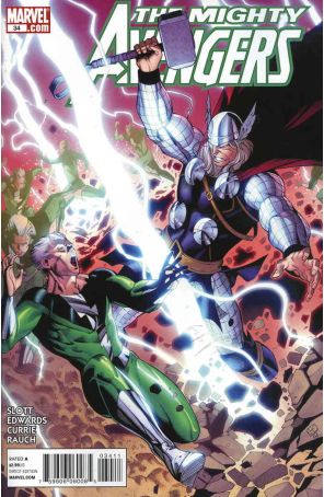 Mighty Avengers 34 published by Marvel with cover art by Khoi Pham