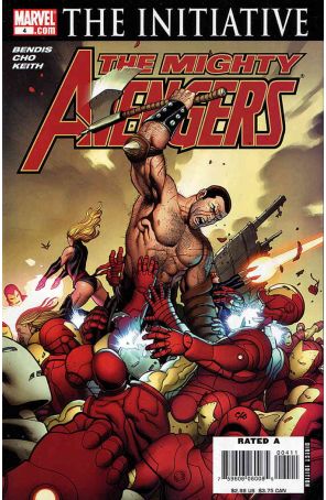 Mighty Avengers 4 published by Marvel with cover art by Frank Cho