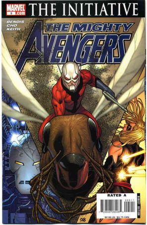 Mighty Avengers 5 published by Marvel with cover art by Frank Cho