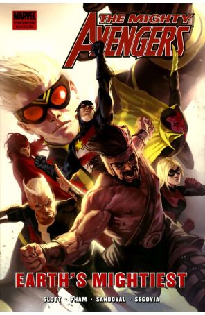 Mighty Avengers TPB HC 5 published by Marvel with cover art by Marko Djurdjevic