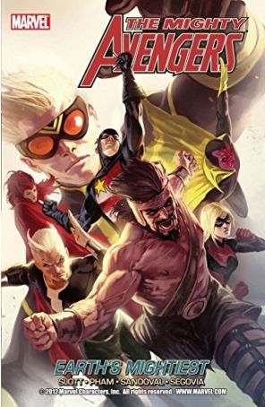 Mighty Avengers TPB 5 published by Marvel with cover art by Marko Djurdjevic