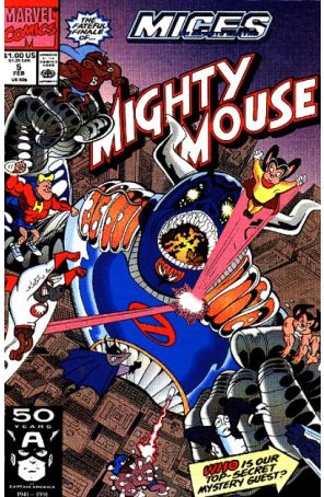Mighty Mouse (Marvel) 5 published by Marvel with cover art by Ernie Colón