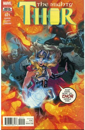 Mighty Thor (2nd Series) 21 published by Marvel with cover art by Russell Dauterman