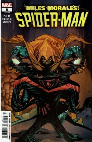 Miles Morales: Spider-Man (2nd Series) 8 published by Marvel with cover art by Dike Ruan