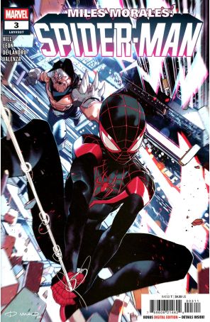Miles Morales: Spider-Man (3rd Series) 3 published by Marvel with cover art by Simone Di Meo