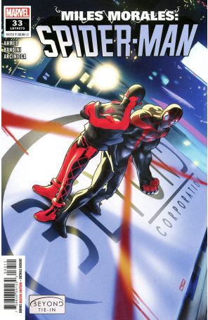 Miles Morales: Spider-Man 33 published by Marvel with cover art by Taurin Clarke